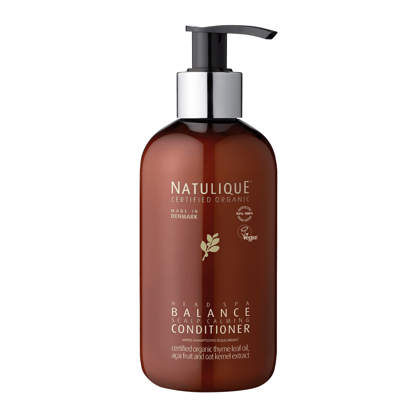 Natulique Balance Conditioner 
Voor diepe hydratatie.Kalmeert irritatie en ontstekingen. Bevordert de gezondheid van de hoofdhuid en het haar. Vermindert statisch  haar en maakt het haar glad, glanzend en makkelijk doorkambaar.