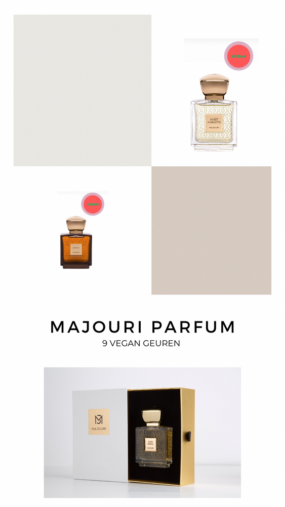 9 Vegan parfums in de collectie van majouri.