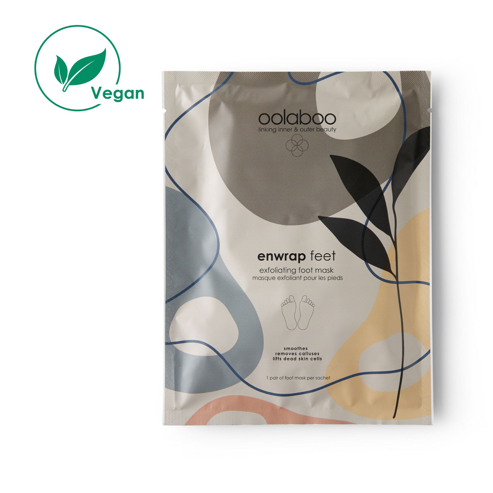 OOLABOO ENWRAP Exfoliating Foot Mask | 2 stuks (links-rechts) - 16ml