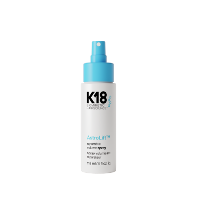 De AstroLift™ is een herstellende volume spray wat van binnen hersteld en van buiten volumineus is. Deze gewichtloze spray geeft jouw haar een boost met als resultaat natuurlijke volume, body en bounce die tot wel twee dagen blijft zitten, en is op te bouwen voor extra versterking!