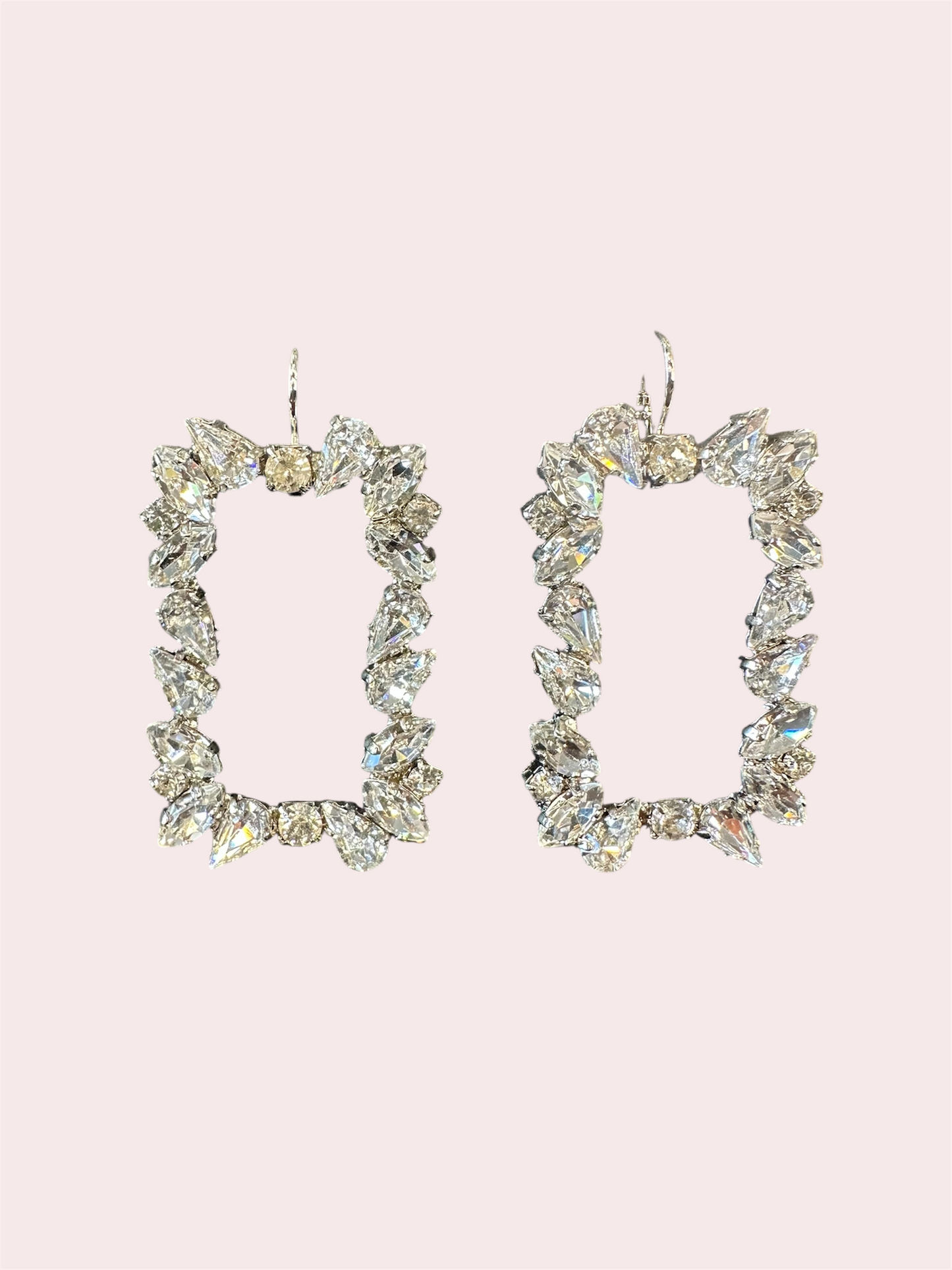 catha swarovski oorbellen silver 