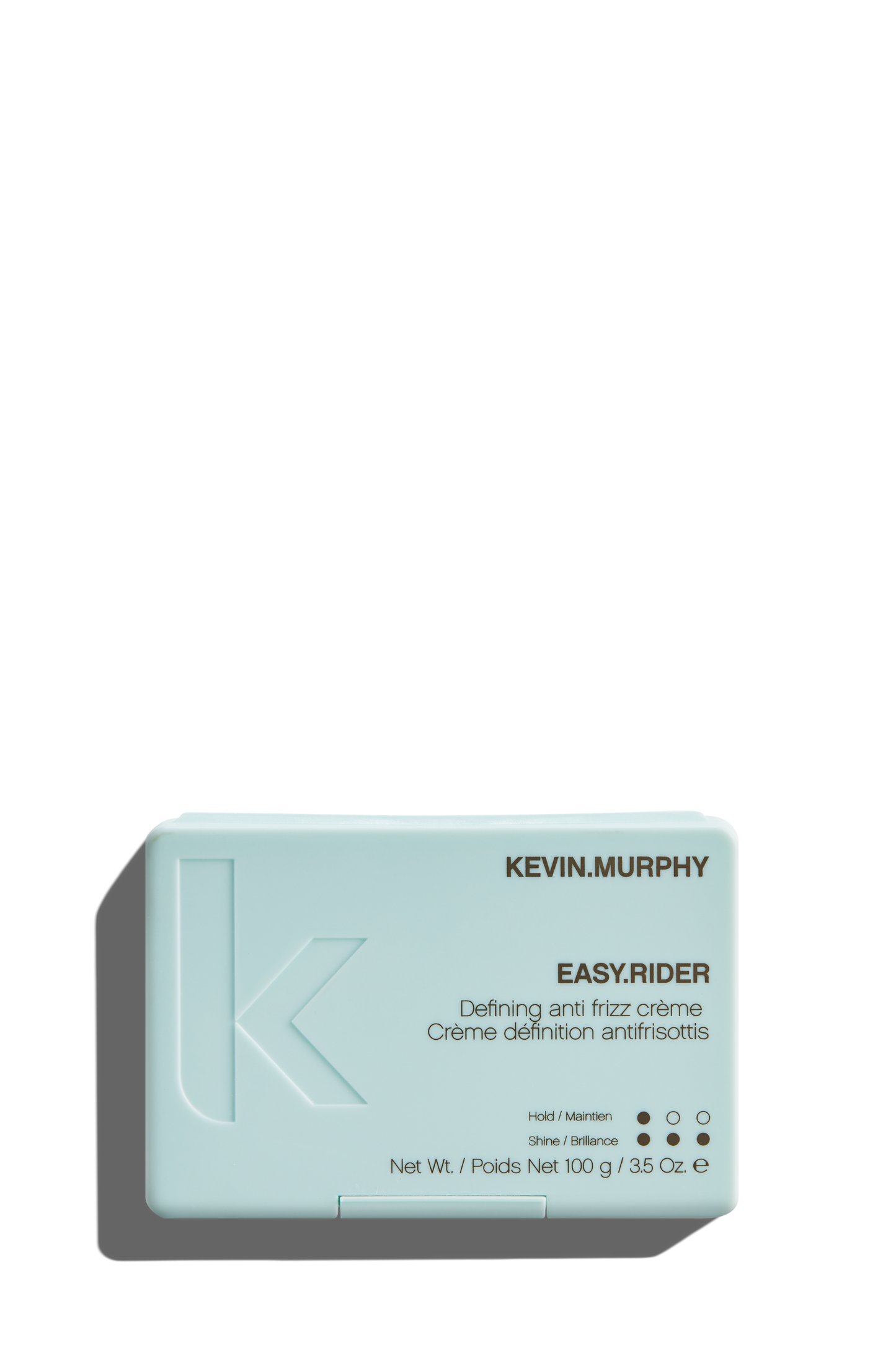 EASY.RIDER is een anti-frizz crème die pluis tegengaat en krul activerend werkt. Het bevat Vitamine A en C, calcium en mineralen die het haar verzorgen bij het stylen. 
