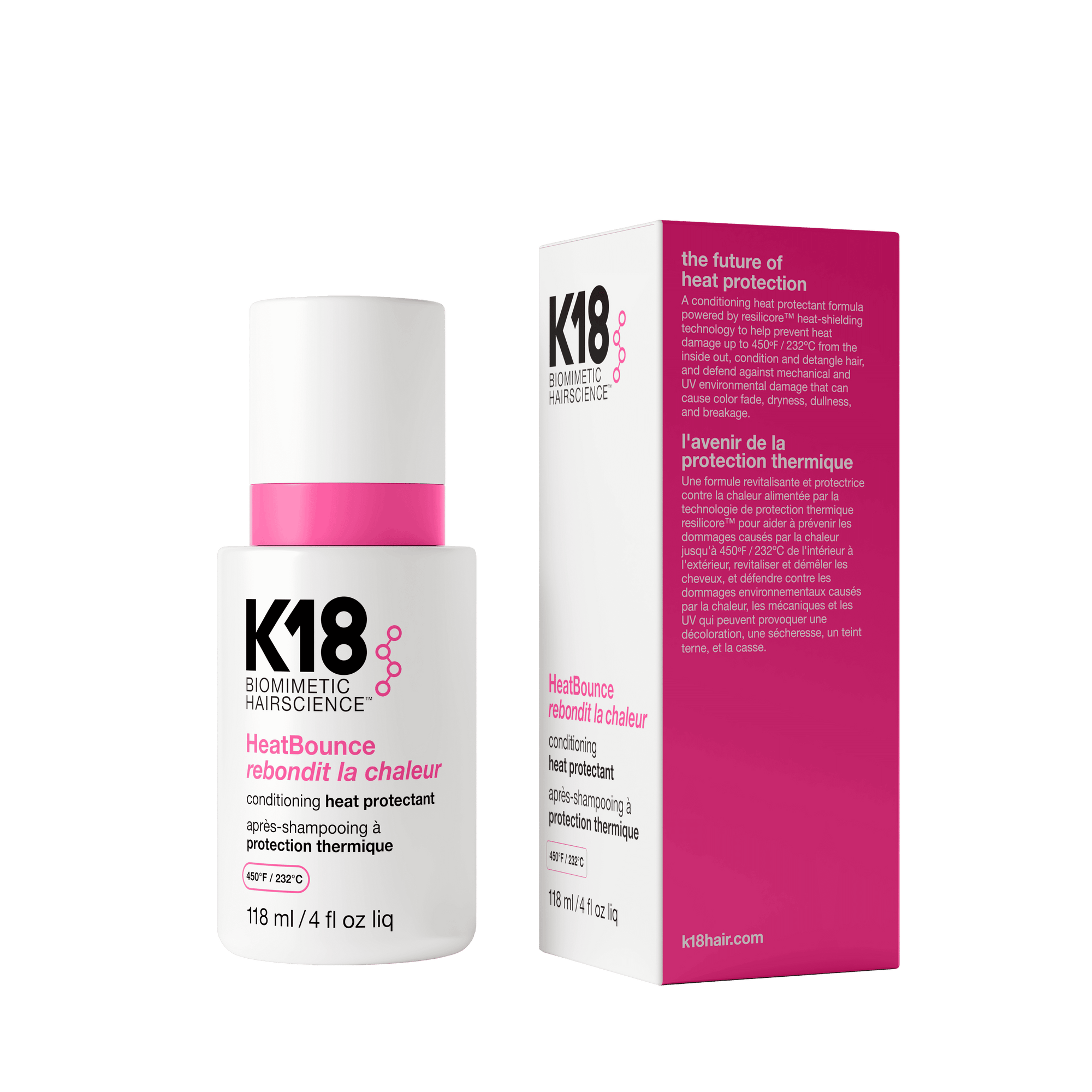 K18 heat bounce , hitte bescherming voor je haar. 