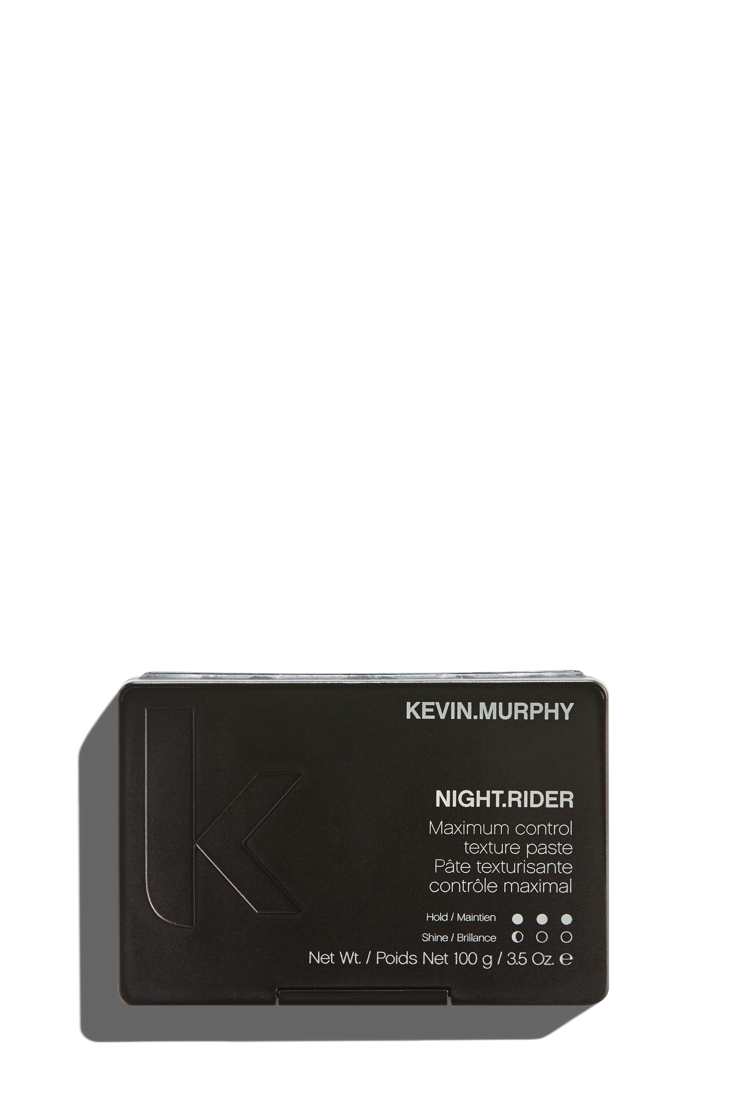 NIGHT.RIDER heeft een stevige houvast en een matte textuur voor een korte of rauwe look.