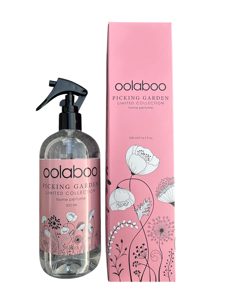 Oolaboo home perfume deze limited edition laat je ruimte heerlijk ruiken spray op je kussen of in je linnenkast. 