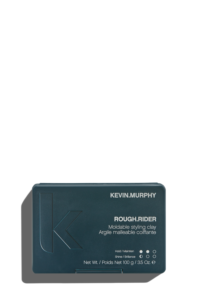 ROUGH.RIDER is een styling klei en zorgt voor een matte uitstraling. Doordrenkt met sojaboon- en bamboe- extracten om de uiteinden af te dichten en te zorgen voor veerkracht. 