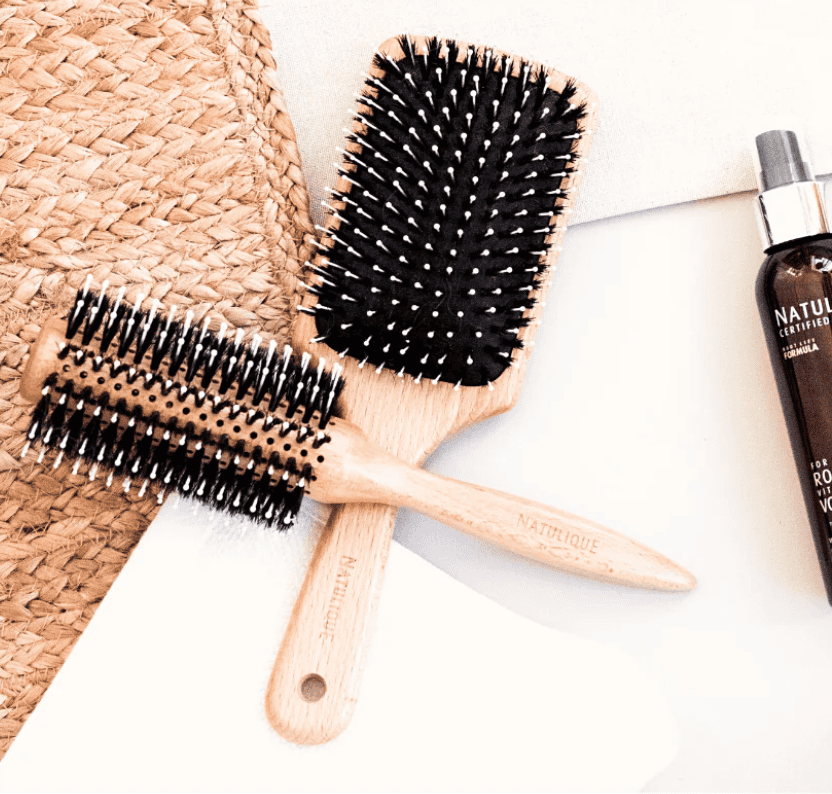 NATULIQUE PADDLE BRUSH Haarborstel Round - DAMICE Hair & Nails