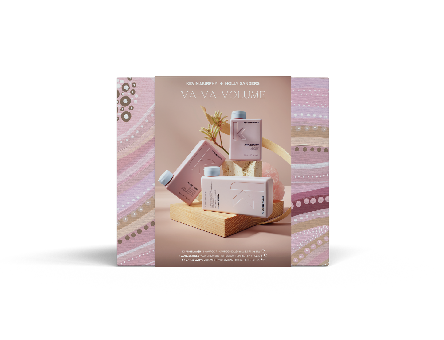 Kevin Murphy VA VA Volume Holiday Set cadeauverpakking met Angel Wash shampoo, Angel Rinse conditioner en Anti Gravity Oil