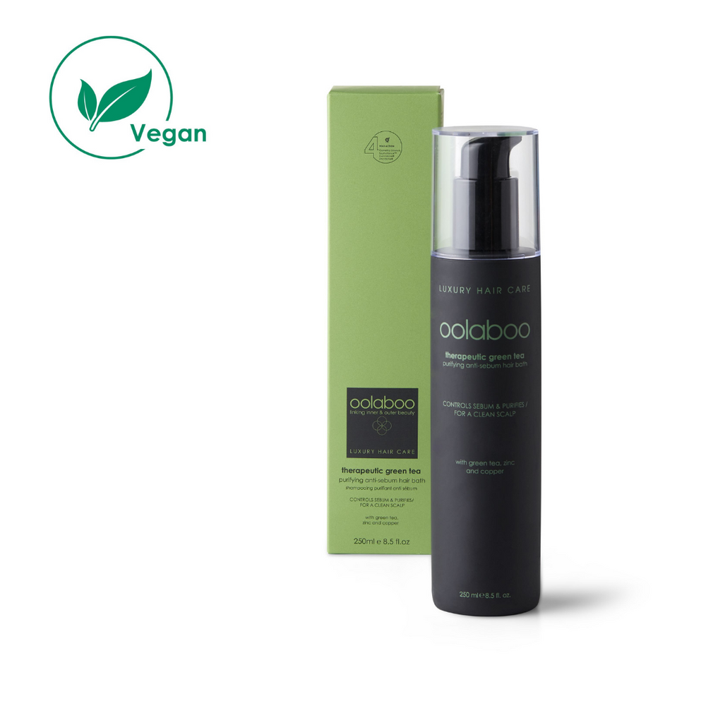 
                  
                    OOLABOO therapeutic green tea anti sebum hair bath  250 ml
                  
                