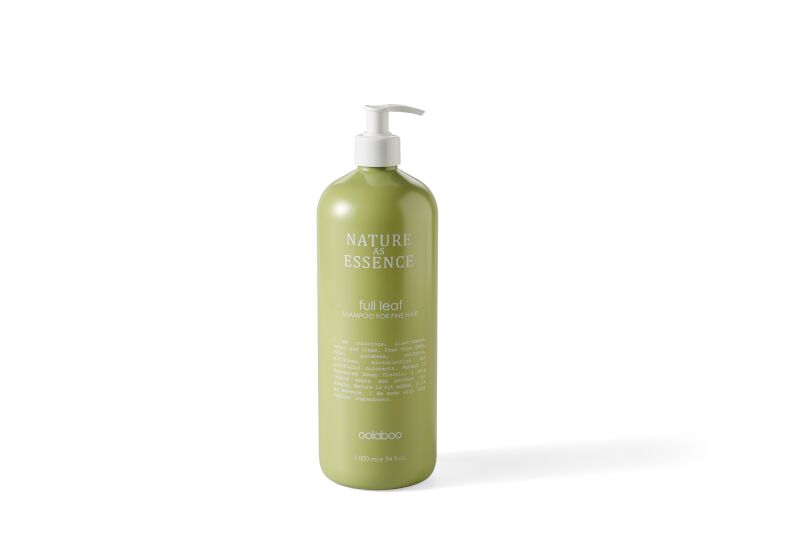 Oolaboo Full Leaf Shampoo 1000ml salon size Nature as Essence voor fijn haar - duurzame vegan shampoo